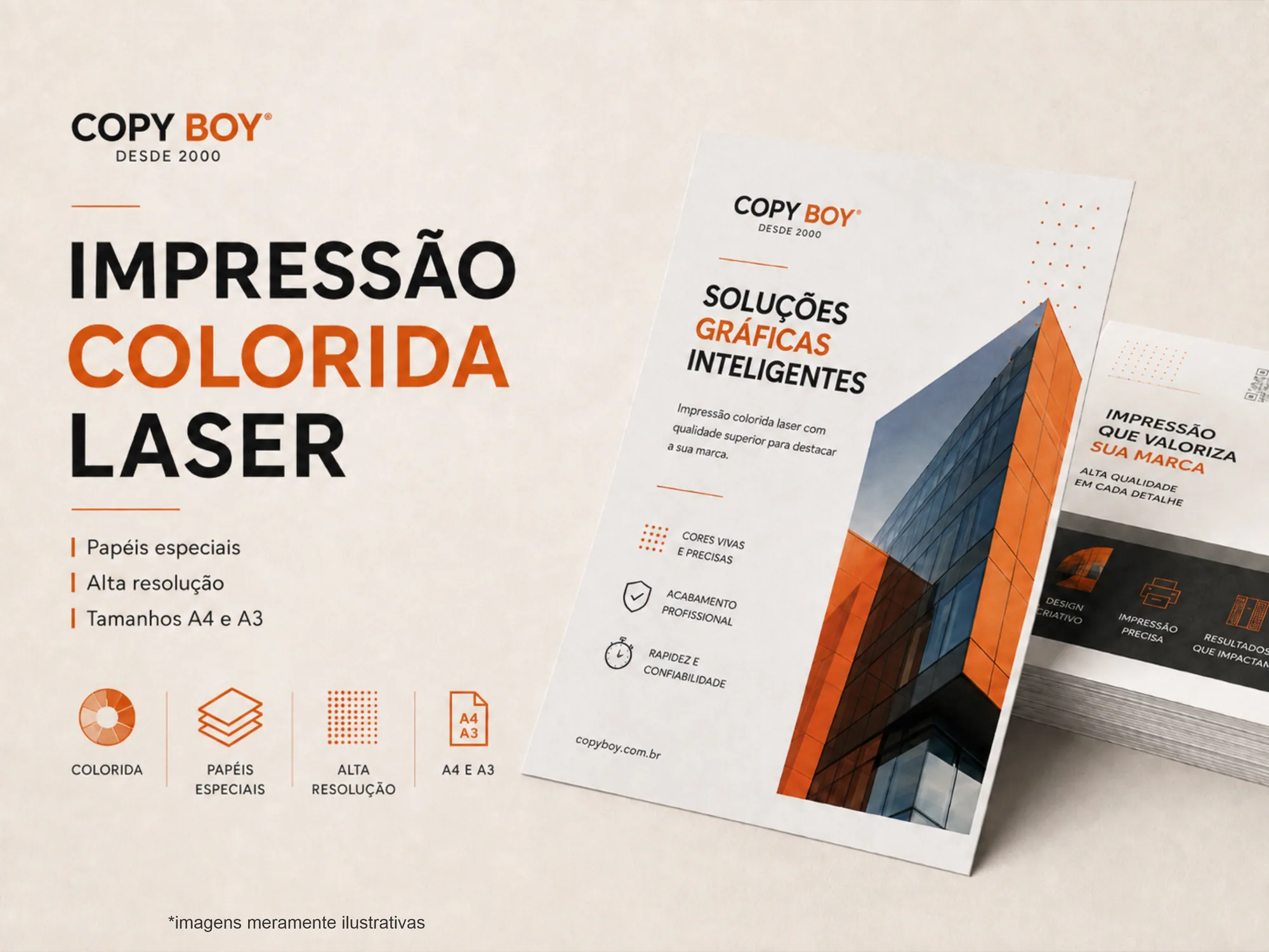 Impressão Laser A4/A3
