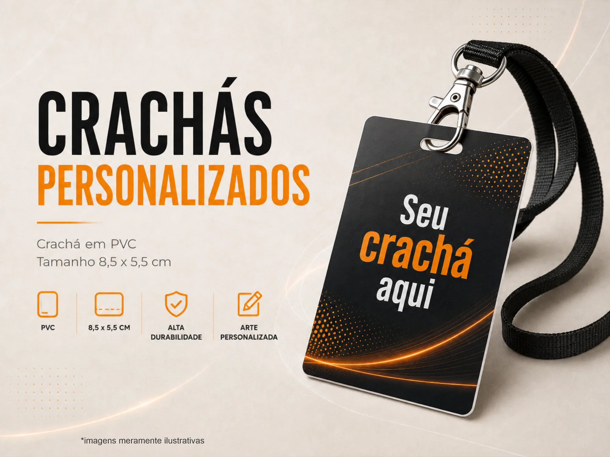 Crachá PVC