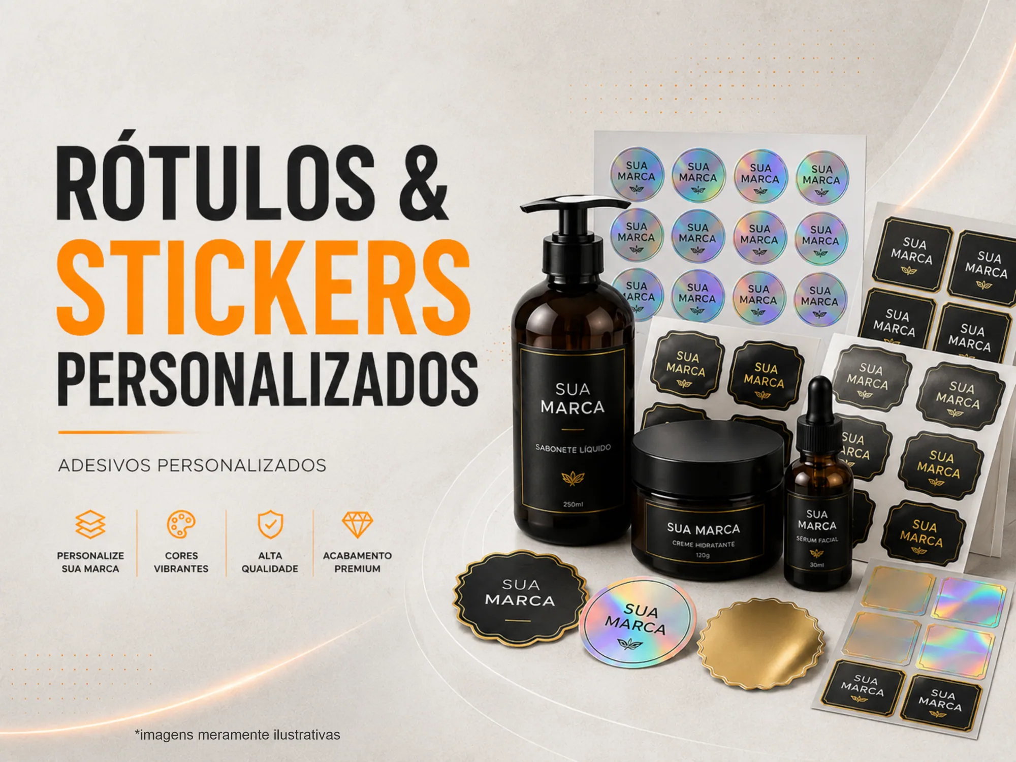 Rótulos e Stickers Personalizados